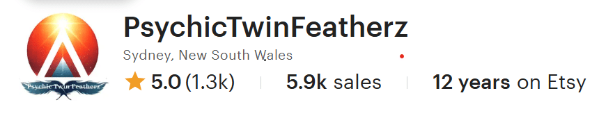 Twin Featherz Etsy Shop